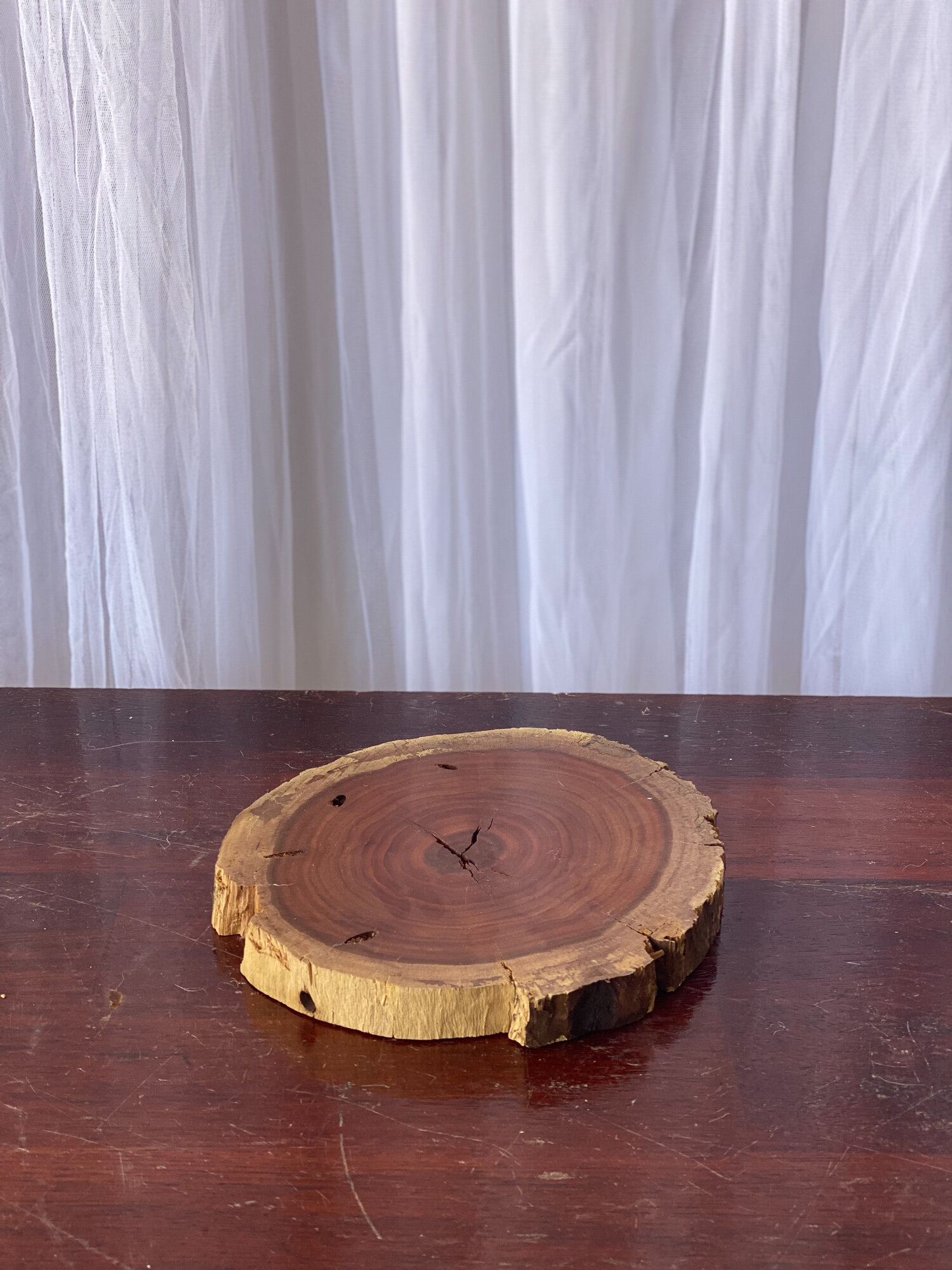 Small Polished Timber Round