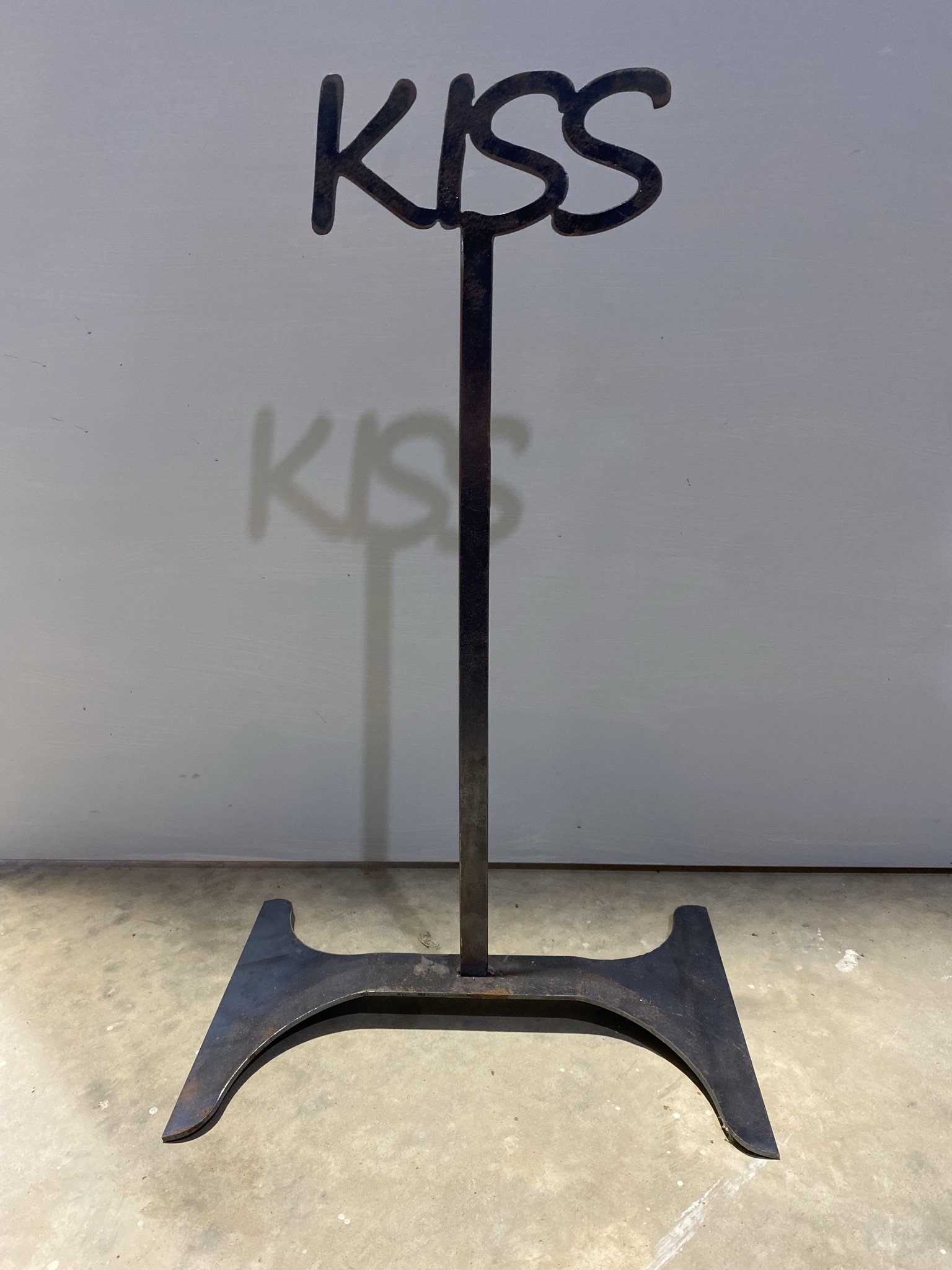 Kiss Metal Sign
