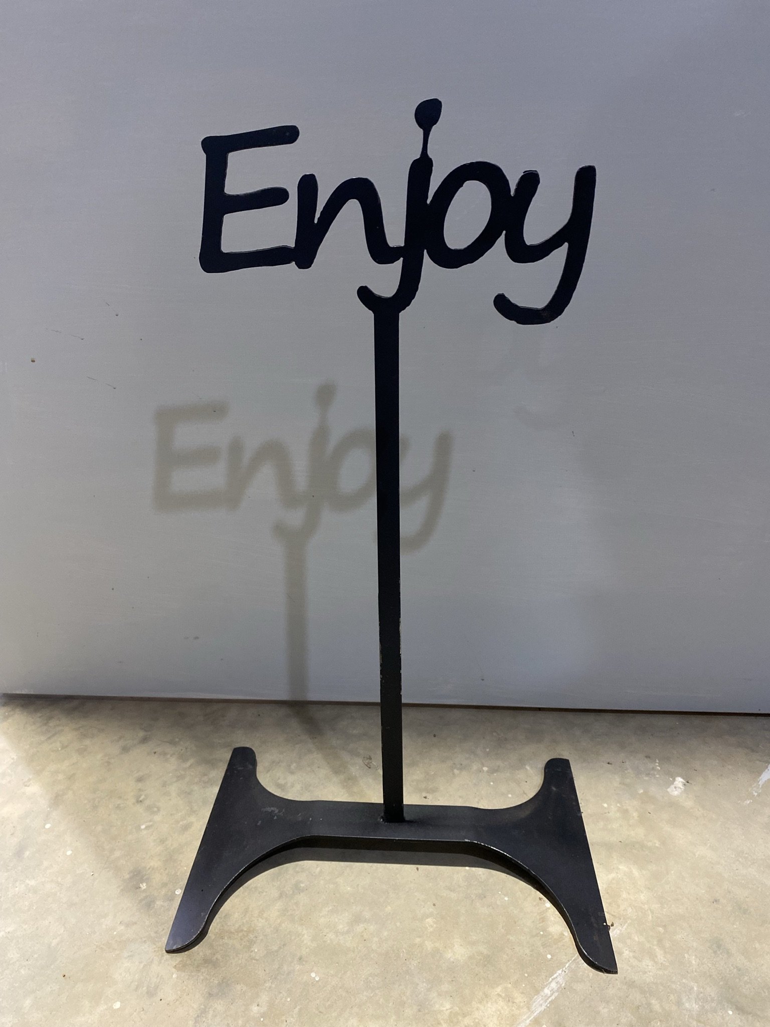 Enjoy Metal Sign