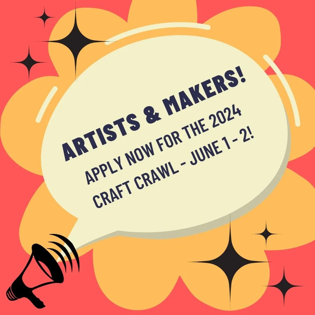 Hello artists and makers! We are now accepting artist applications for our 2024 event, which will be held June 1-2. If you're a professional artist working in craft media we'd love to see you join us. 

Applications are due by 2/15

Looking forward t