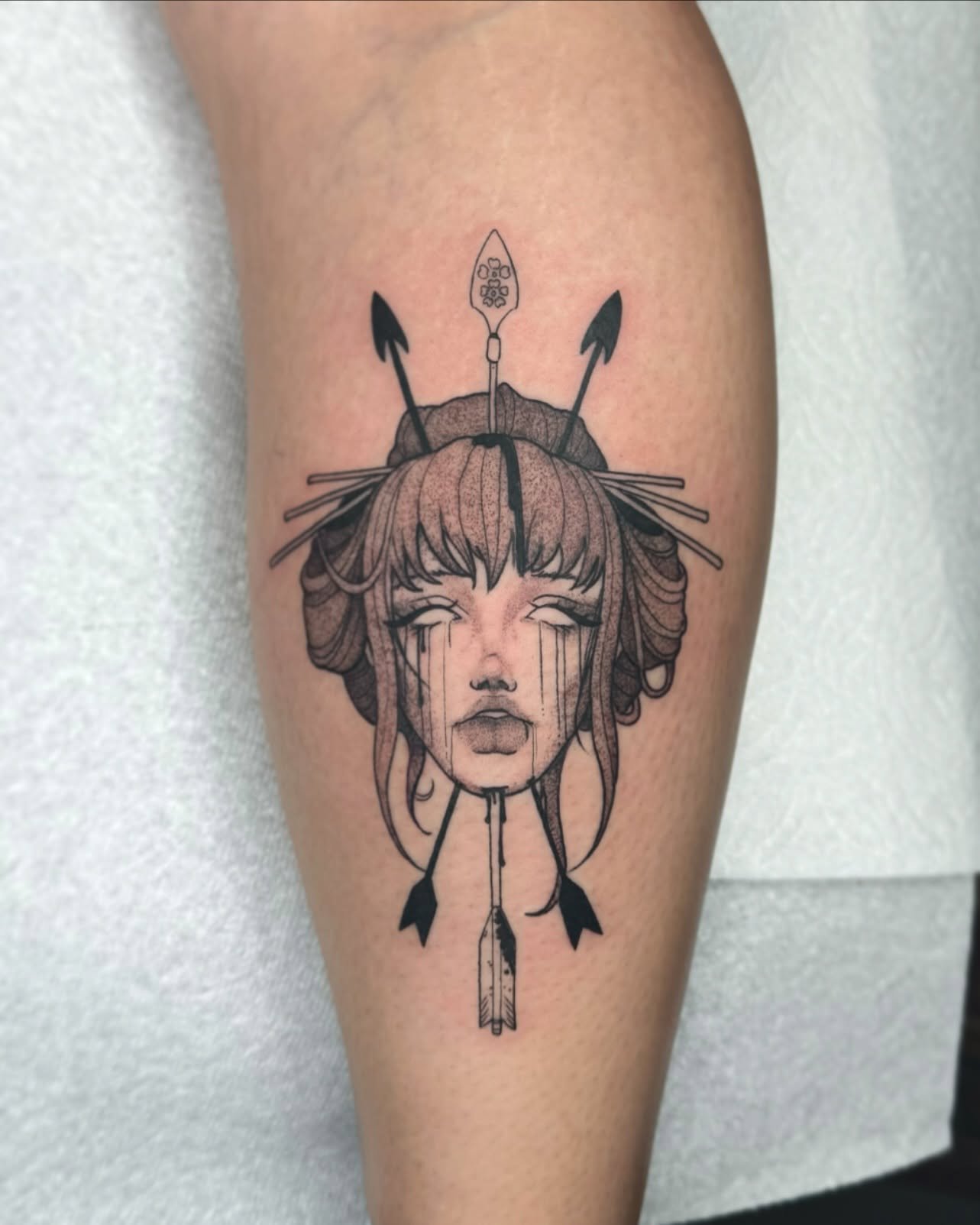 From my flash :). Thank you Rosalie! 

✤  Please visit my website for more information on booking. &bull;‿&bull; 

♡  Using the best - @creamtattoosupply  #lasvegastattooer #lasvegastattooartist #btattooing #creamtattoosupply #tattoos