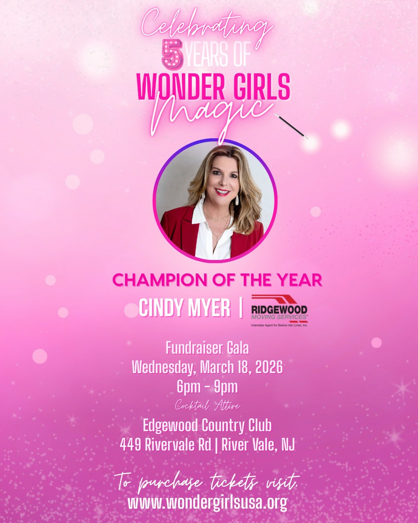 Introducing Our Champion of the Year Cindy Myer✨ @ridgewoodmoving @cindymyer 

Cindy Myer is the President and Owner of Ridgewood Moving Services, a Bergen County&ndash;based company she has led since 2005. Under her direction, Ridgewood Moving becam