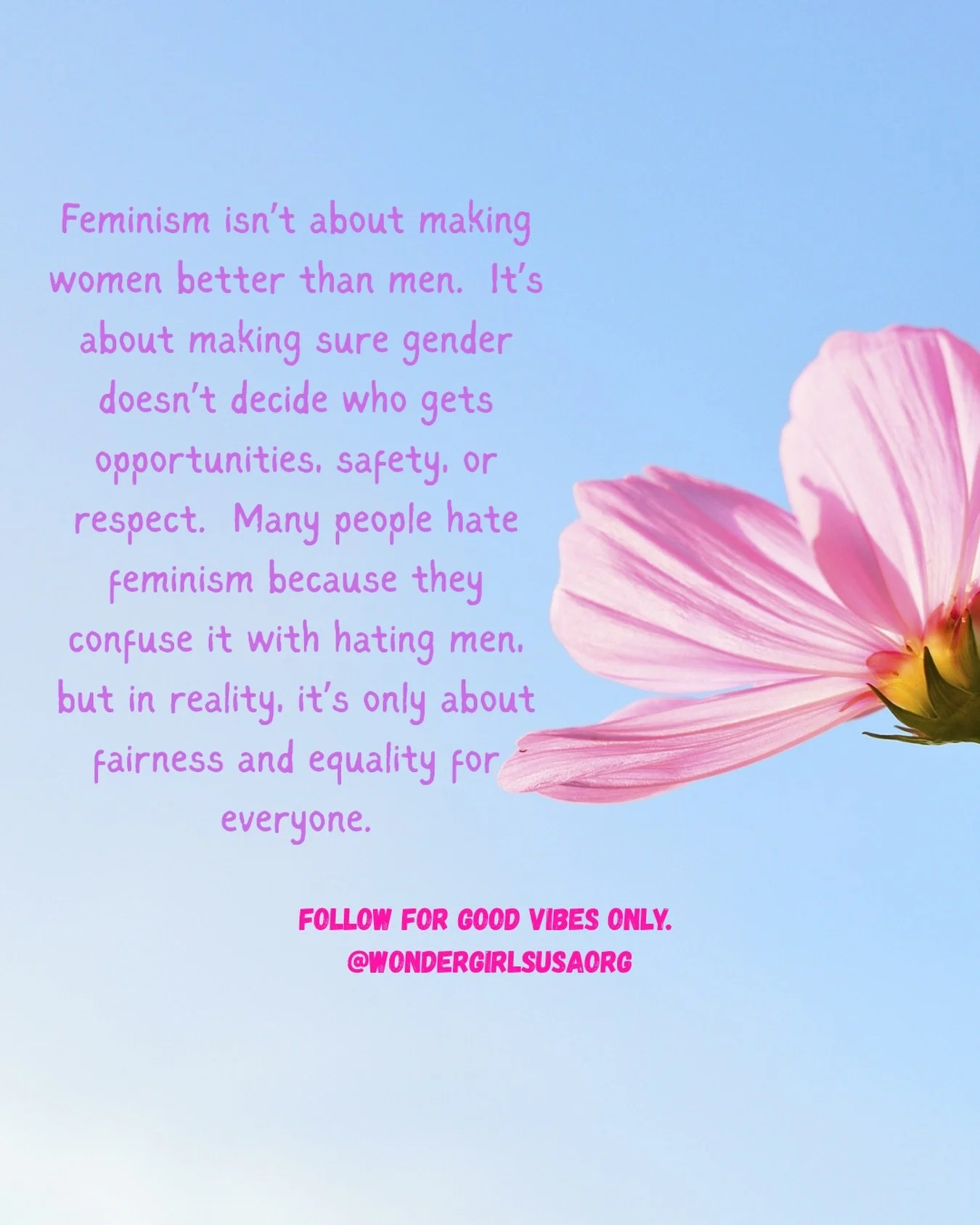 Equal pay. Equal opportunities. Equal respect.

Women everywhere continue to advocate for something simple and fair: to be valued equally for the work we do, the ideas we share, and the leadership we bring. When women have the same opportunities to s