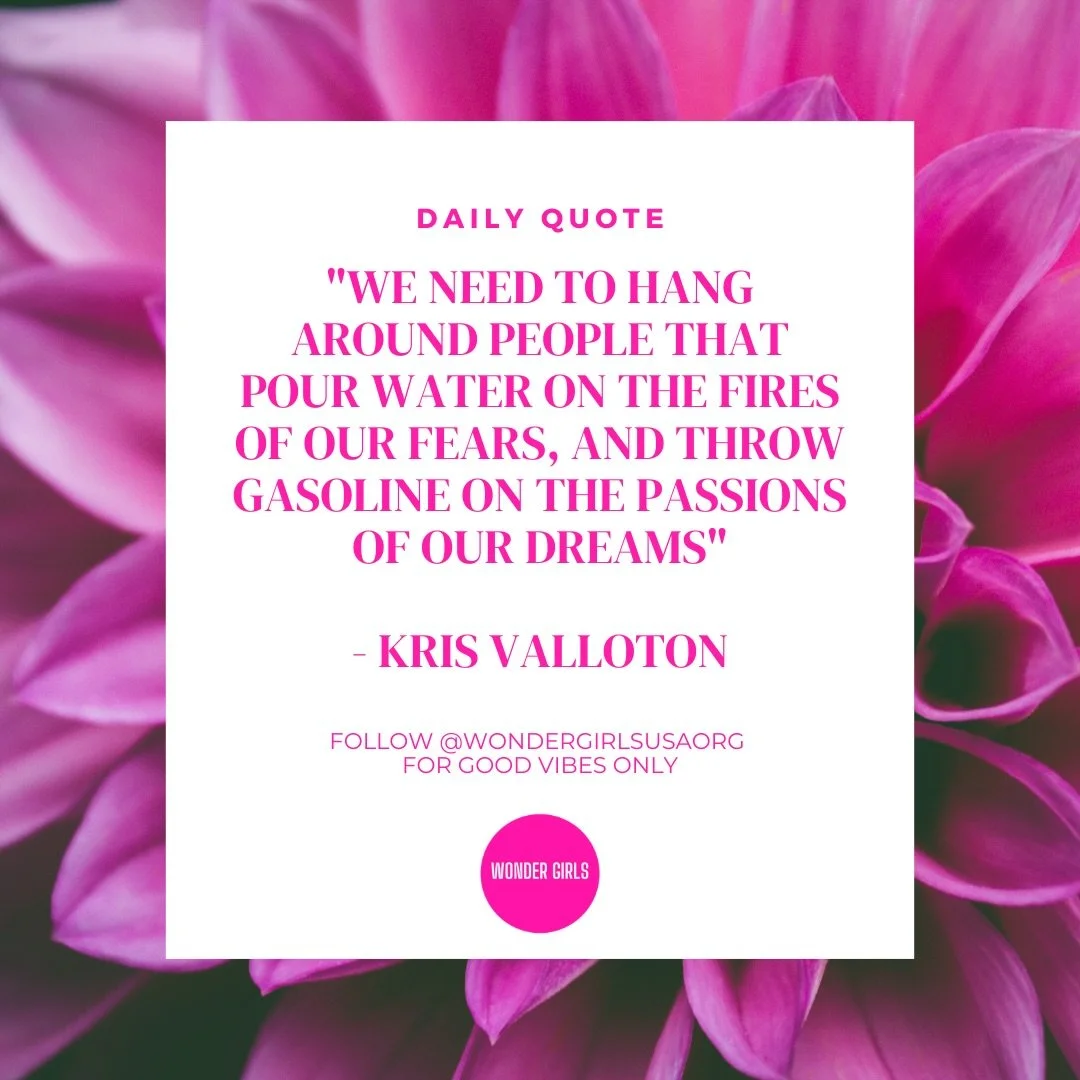 Uplifting the women around us is essential to advancing female empowerment. When women uplift each other and help each other strive to their full potential, we all win! How do you uplift the women in your life? 💖🌸✨ #wondergirls #girlempowerment #up