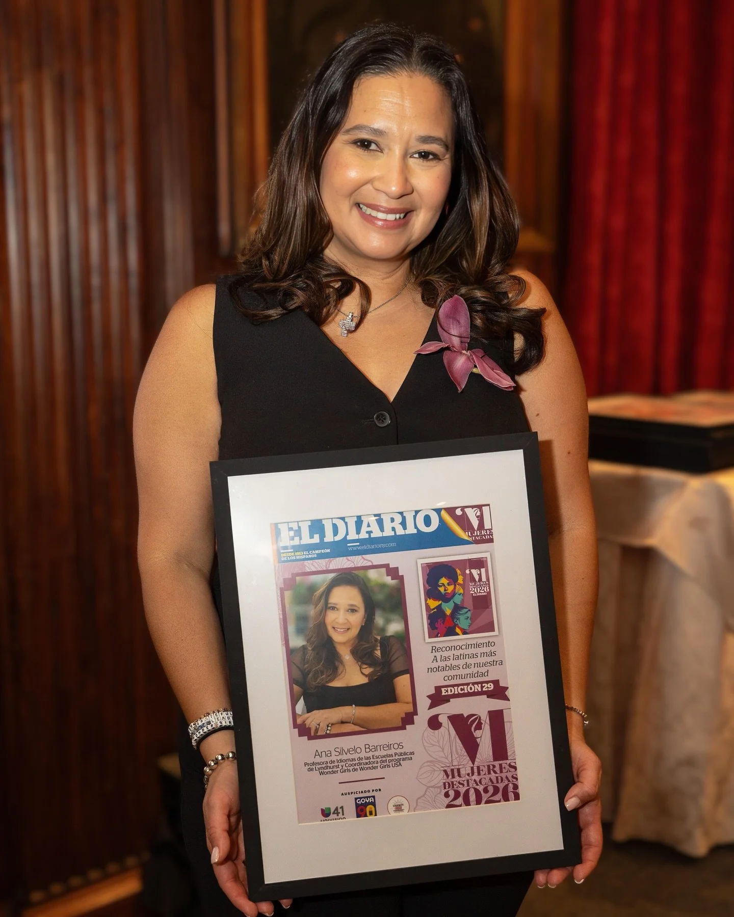 Congratulations, Ana! 🎈We are so proud of our award-winning Program Coordinator &amp; Camp Director, Ana Silvelo, for receiving El Diario&rsquo;s Distinguished Women&rsquo;s Award 🎉 Her passion and dedication to Wonder Girls continues to inspire us