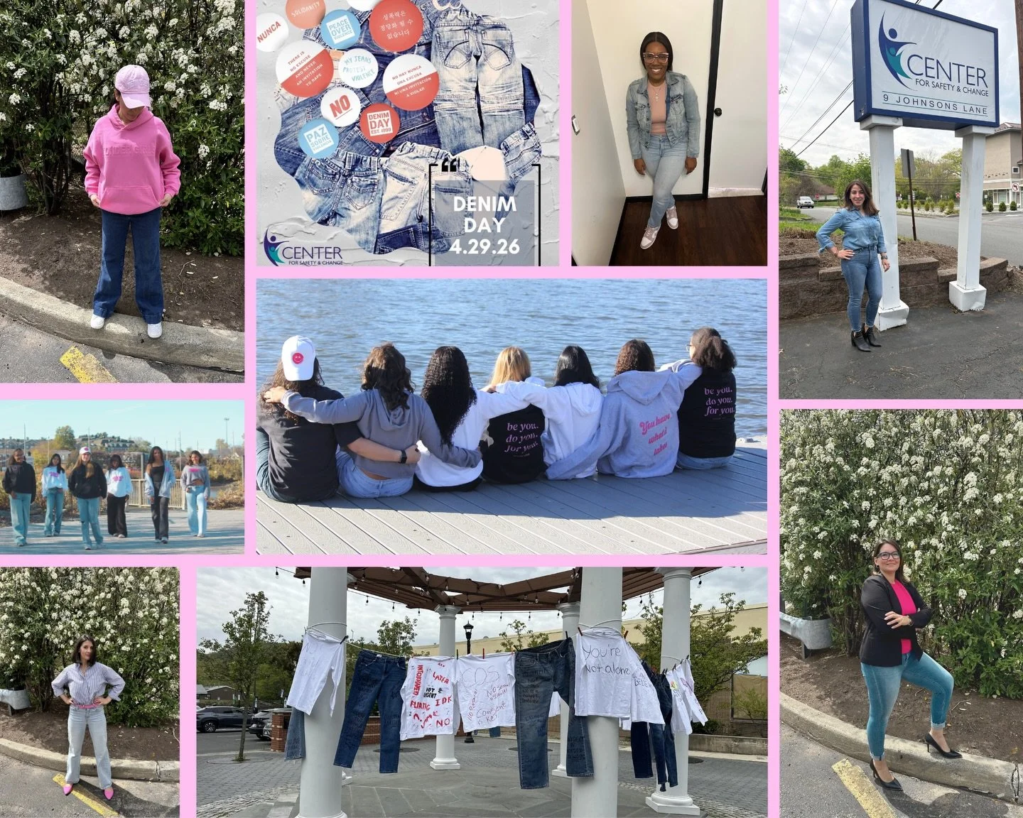 Today, we wear denim 👖
In partnership with the Center for Safety and Change, we stand together as advocates for the safety, dignity, and care of all women.
Denim Day is more than a fashion statement&mdash;it&rsquo;s a powerful symbol of protest and 