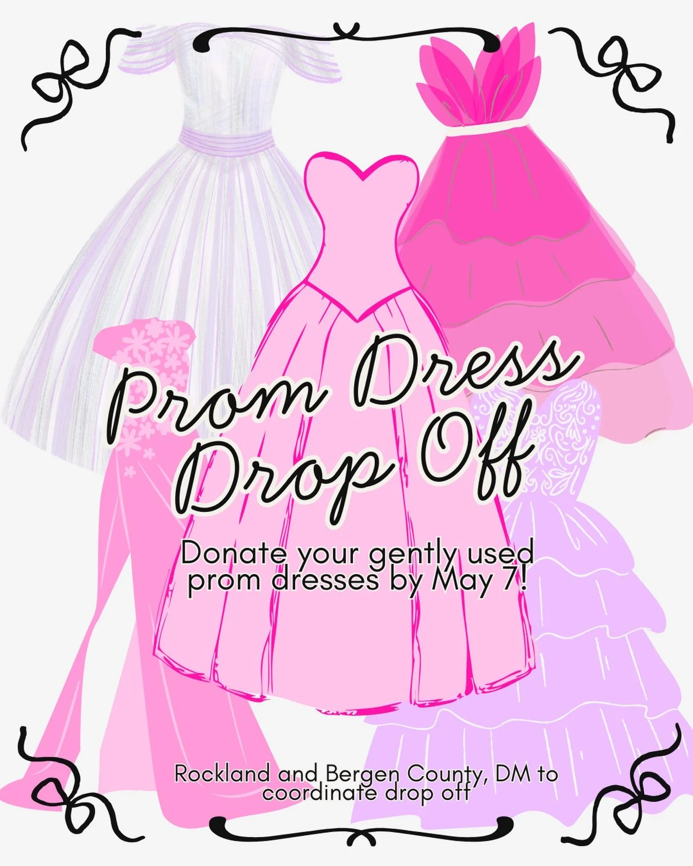 Give your dress a second night to shine with our Wonder Girls Prom Dress Drive! ✨
Donate your gently used prom dresses and help another girl feel fabulous on her big night at prom!💕
📍 Rockland &amp; Bergen County ⏰ Drive ends next Thursday, May 7 ?