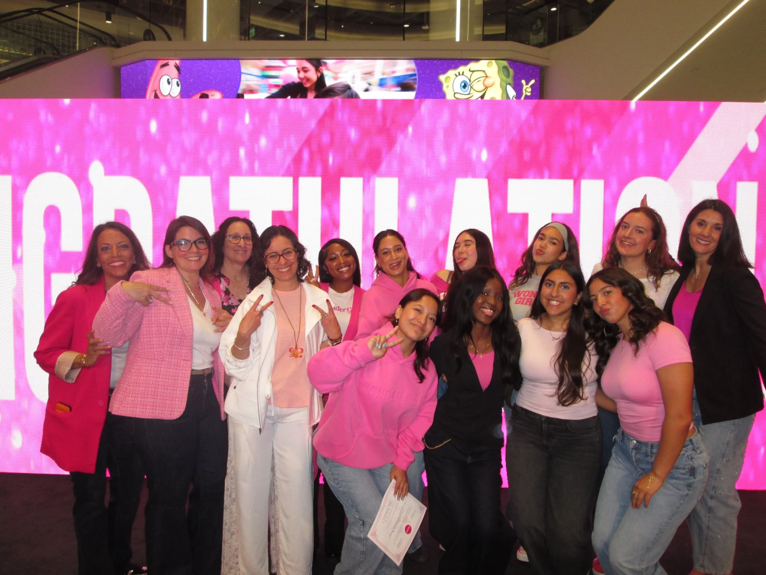 We had such a wonderful time celebrating our high school Wonder Girls at American Dream mall yesterday. Getting to honor the achievements of our WGs is the best part of our year! Thank you to everyone who attended and congratulations to everyone who 