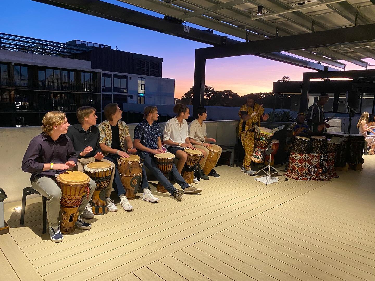 #throwback to Our Urban Africa Cocktail Night during orientation week ✨ We had such a lovely evening with our staff and residents 🪘🥁