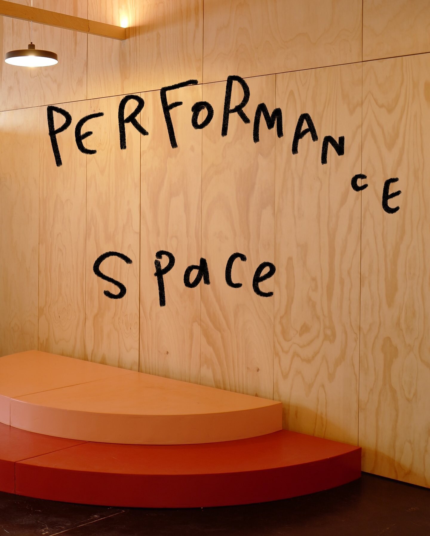 Brunswick performance space at Studio Take Care. Hello! Are you someone who likes to perform things? Spoken word? Saxophone solo? Strip tease, magic show or a lip sync for your life? We have various performance spaces in the building, from our Peep S