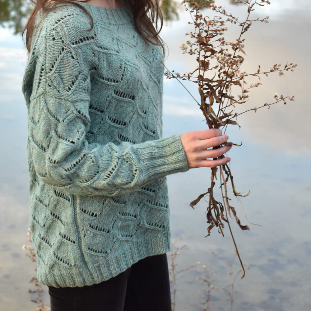 Waterscapes Pullover Knitting Pattern — WildernestKnits