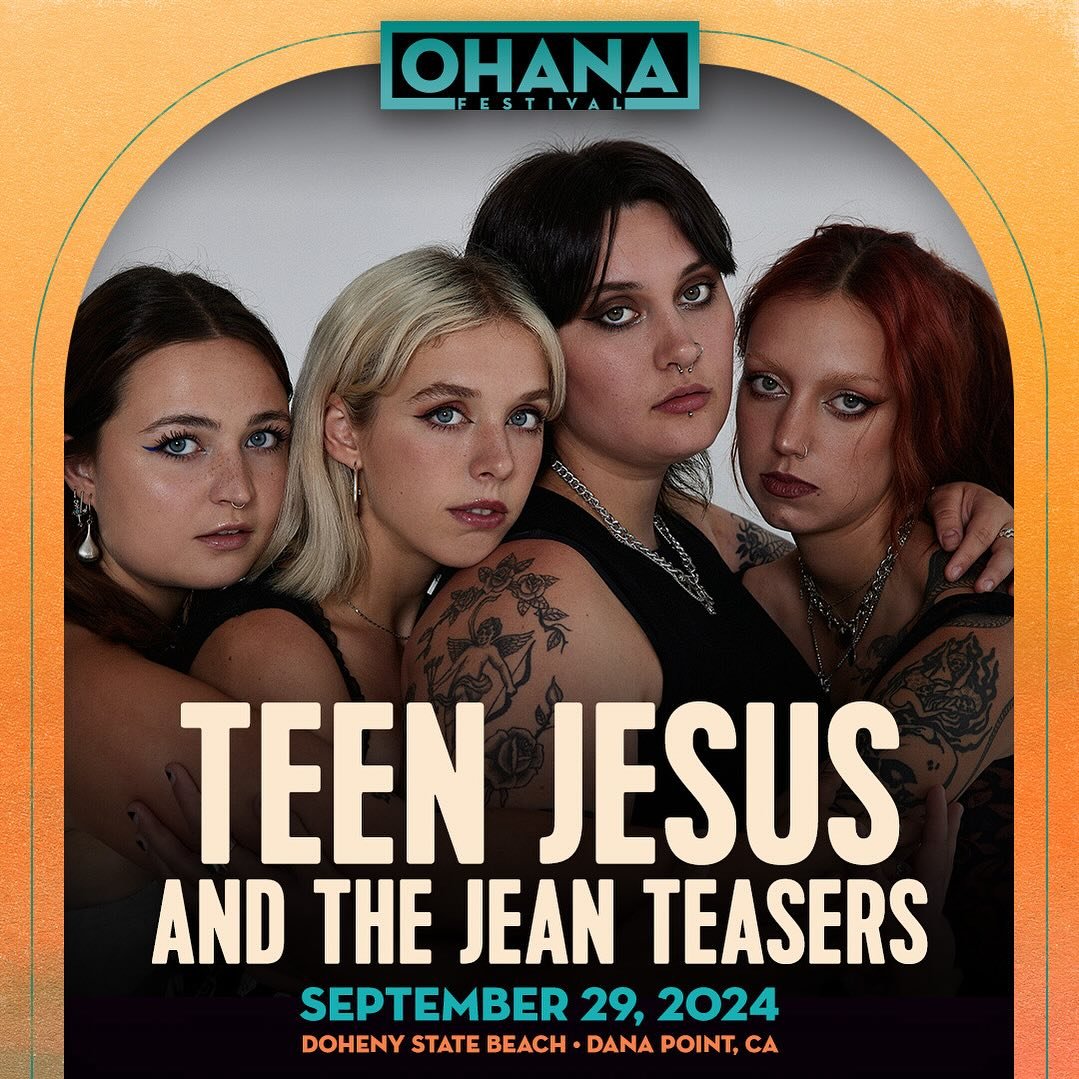 TJJT x AMERICA
@teenjesusandthejeanteasers will take on @theohanafest this September!