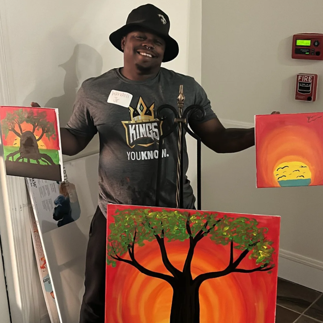 Black Educator Association Vibe and Paint 