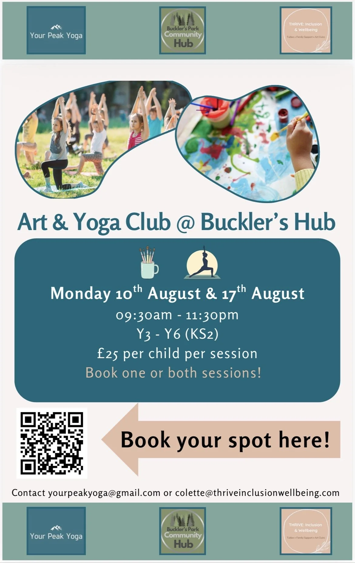 Summer Art & Yoga Holiday Club