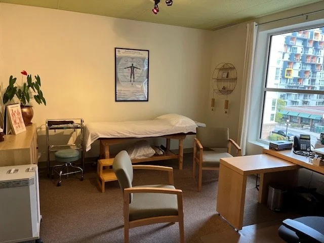 Treatment room at Circle Integrative Wellness in Victoria, BC