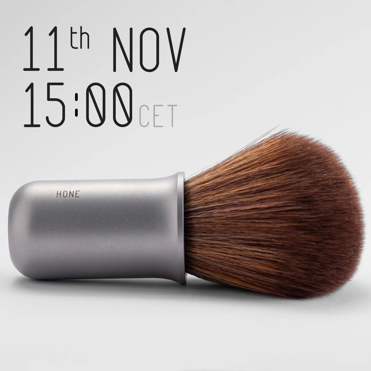 Launching 11th November, 15:00 CET. 
&bull;
#typeb #hone #shavingbrush #shaving #shavingbrushknots