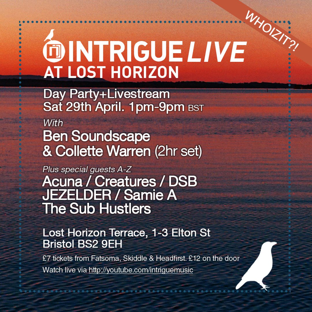Intrigue Live - Day Party & Livestream