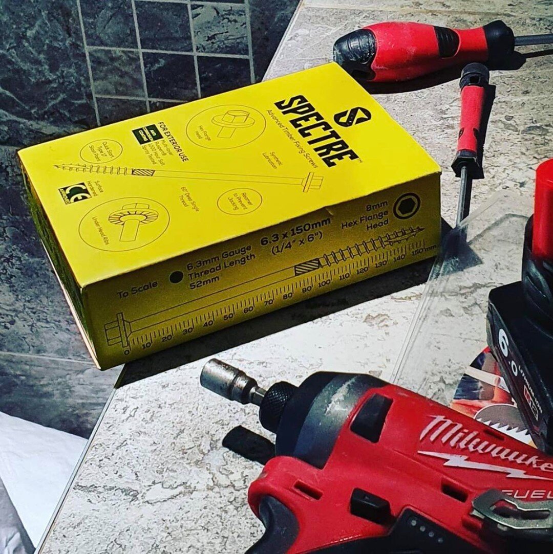 #repost @dghpropertyservices - fantastic to see our screws in action! #spectreadvanced #timberscrews #woodscrews