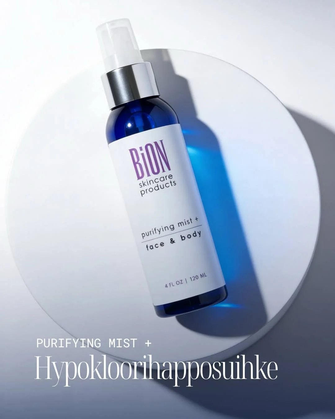 Purifying Mist + hypokloorihapposuihkeemme, Best-seller, josta saamme palautetta l&auml;hes p&auml;ivitt&auml;in 💙

Purifying Mist on monelle tuote, joka vakiinnuttanut paikkansa p&auml;ivitt&auml;isess&auml; ihonhoidossa. Se on mukana arjessa ja ma