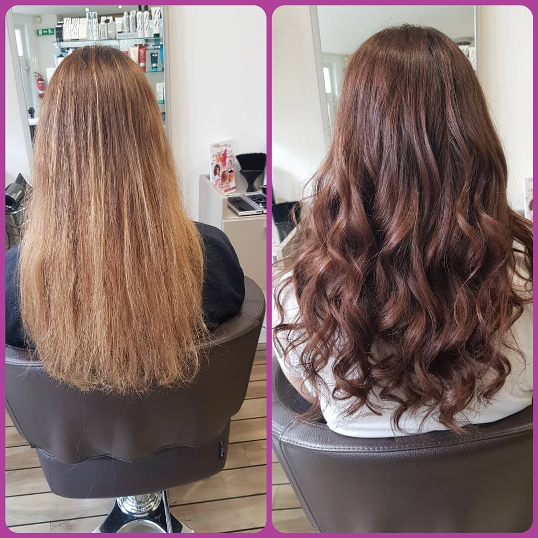 Who doesn't ❤ a colour change💫 
#brunette #chocolatebrownhair #shine #healthyhair #naturallookinghair #colourchange #utopiaaberdeen