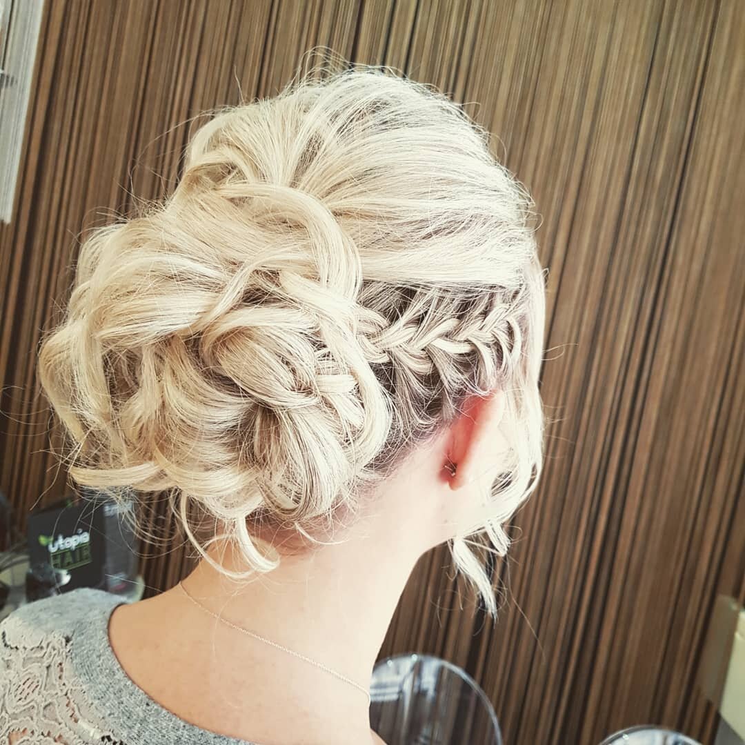 Wedding hair 💍💖 #hairup #wedding #winterwedding