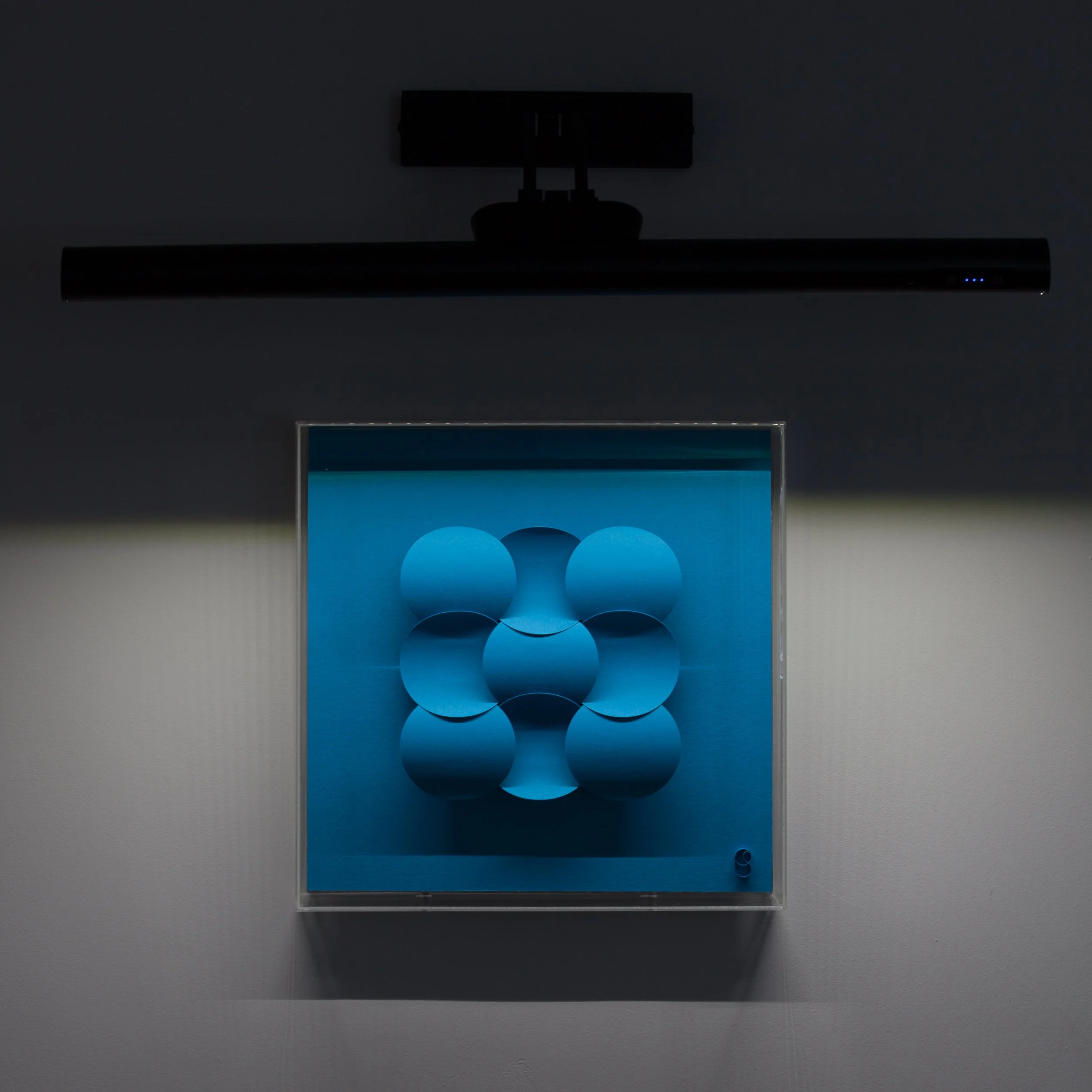 Geomorph 33 Deep Blue (original sculpture) — Paul Spencer Art