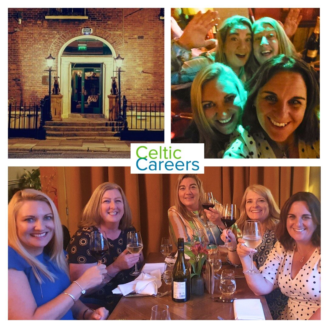 Another well-earned occasion and a great team night out for Celtic Careers. ✨🥰

Sara and Marie &ndash; we missed you both &ndash; but our next gathering won&rsquo;t be too long coming around. 💚