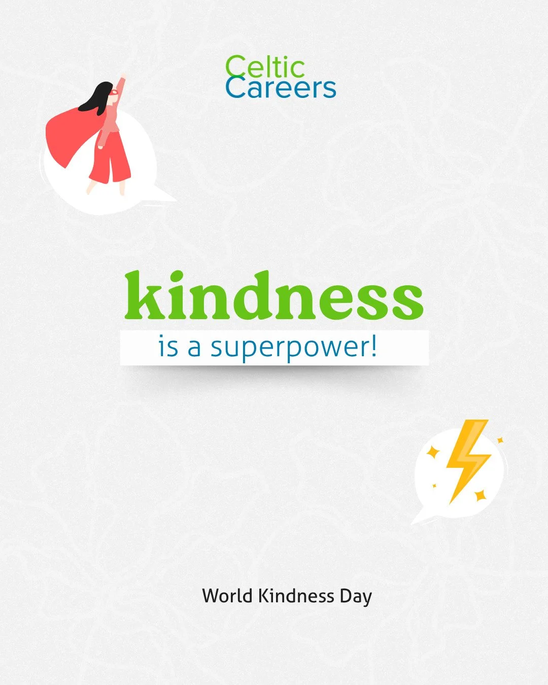 Kindness is like a ✨ superpower: one small act can spark another and has an immeasurable impact. 

So on this World Kindness Day, let's start a kindness ⛓️ chain: Leave a kind comment, tag a friend you&rsquo;re grateful for and share how you show kin