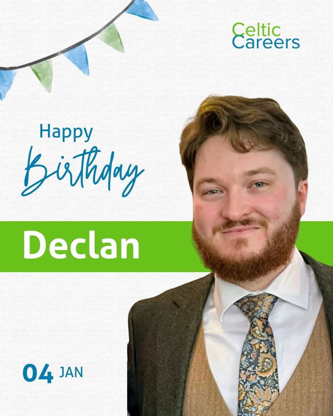 We&rsquo;re kicking off the year with 2 🎉 special celebrations.

Yesterday, January 4th, Declan blew out the candles on his 🎂 birthday. We wish him all the best for the year ahead.

Today, we marked Marie O&rsquo;Toole&rsquo;s 4-year anniversary wi