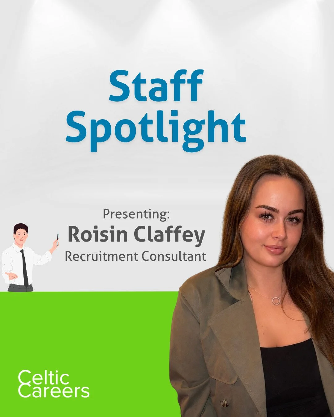 Today we are delighted to feature our newest team member at Celtic Careers - Roisin Claffey!

Bringing hands-on recruitment expertise 🌟 across IT, Finance, Legal, HR, and Multilingual sectors, she combines a strong background in corporate governance