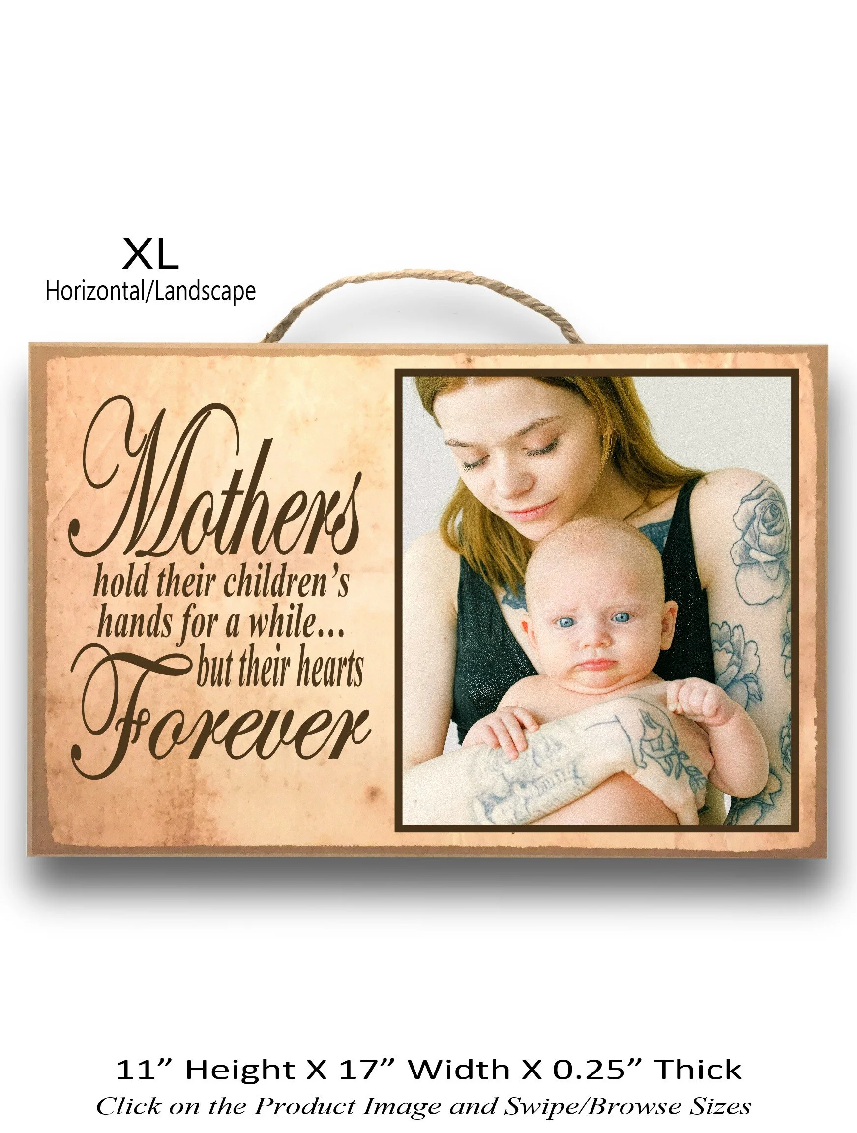 2. Mothers hold their children's hands for a while....but their hearts forever XL Horizontal.jpg