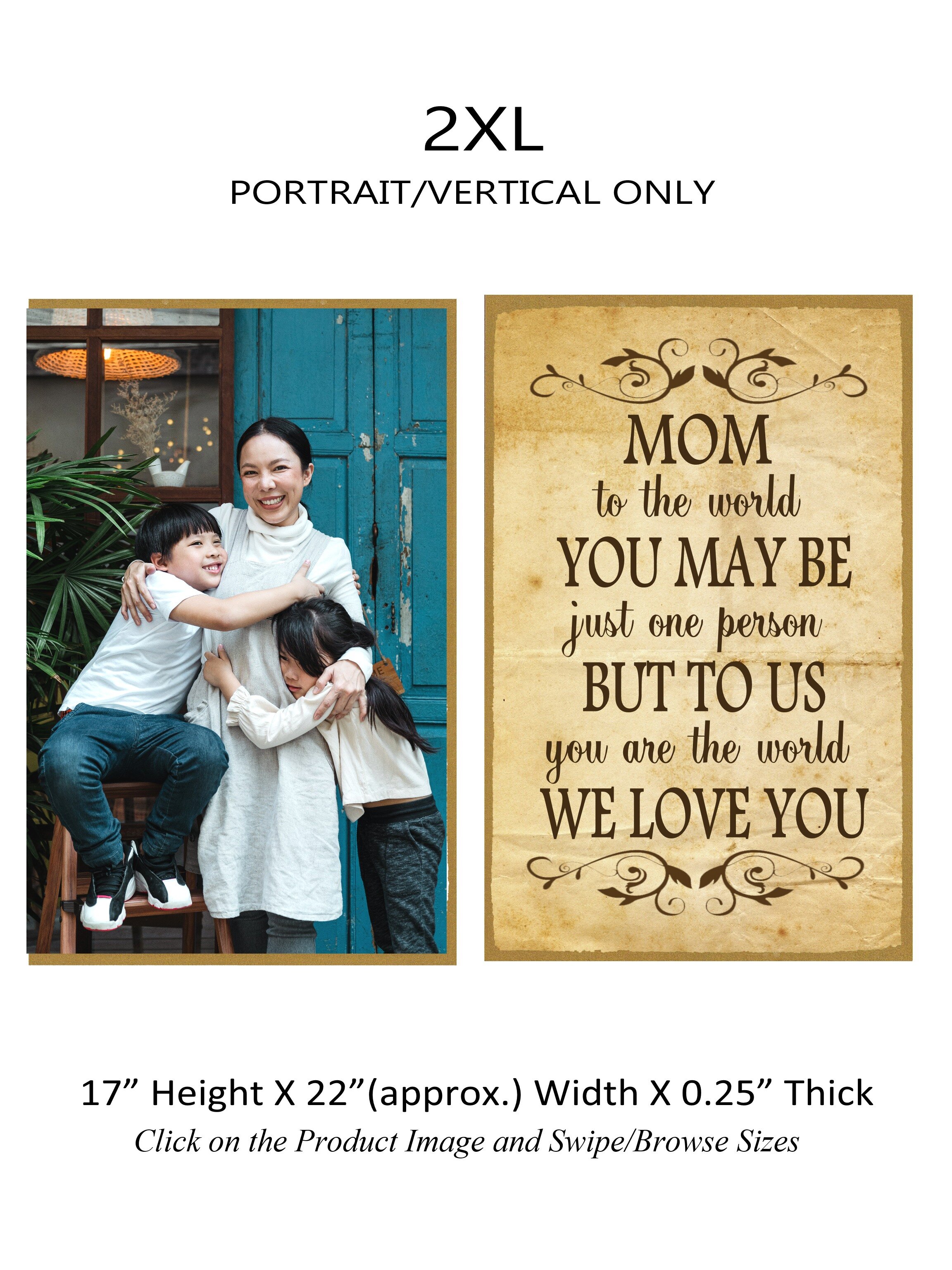 6. MOM to the world you may be just one person but to us 2 XL.jpg