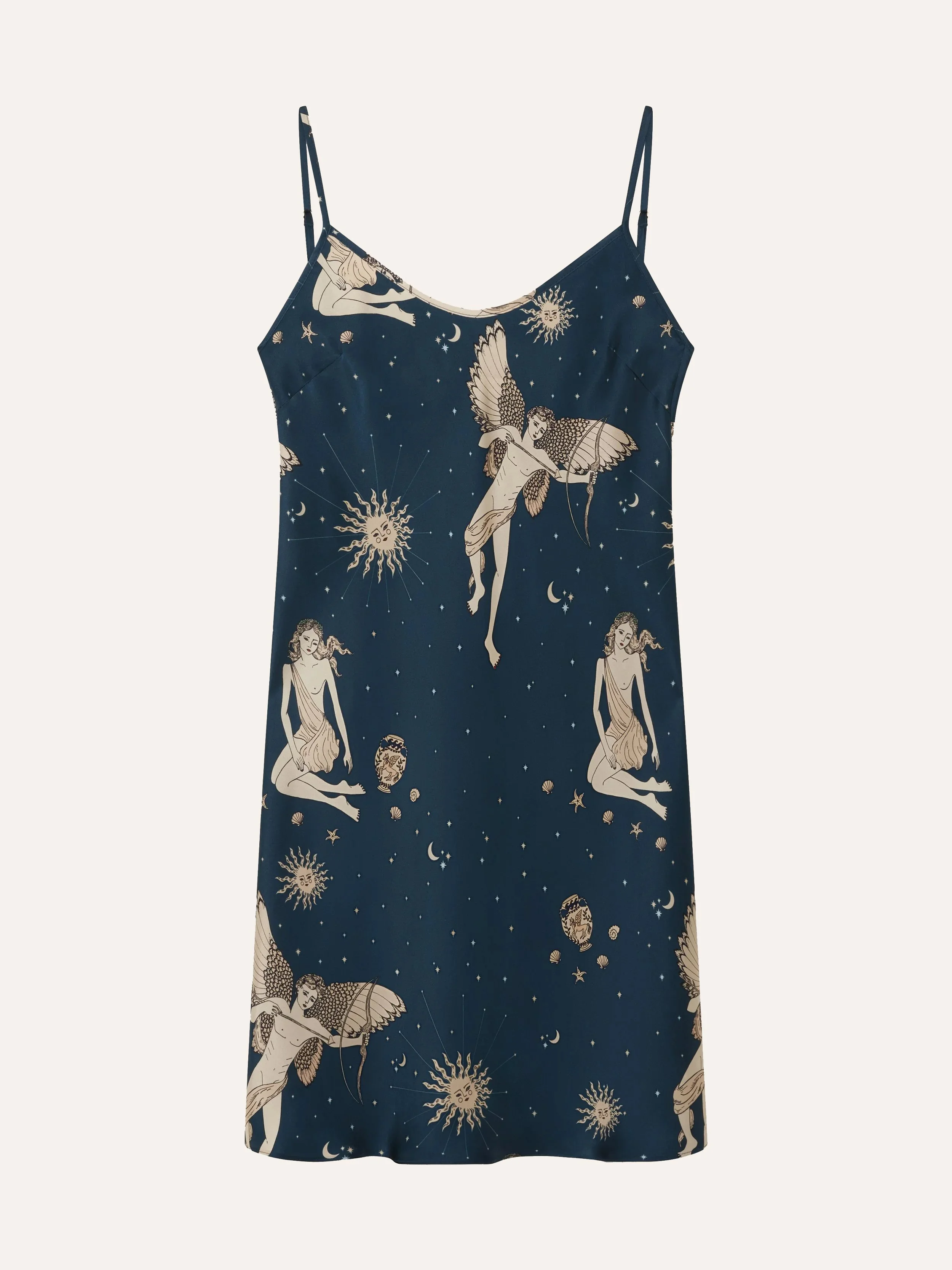 Stella Eros Silk Satin Slip Dress