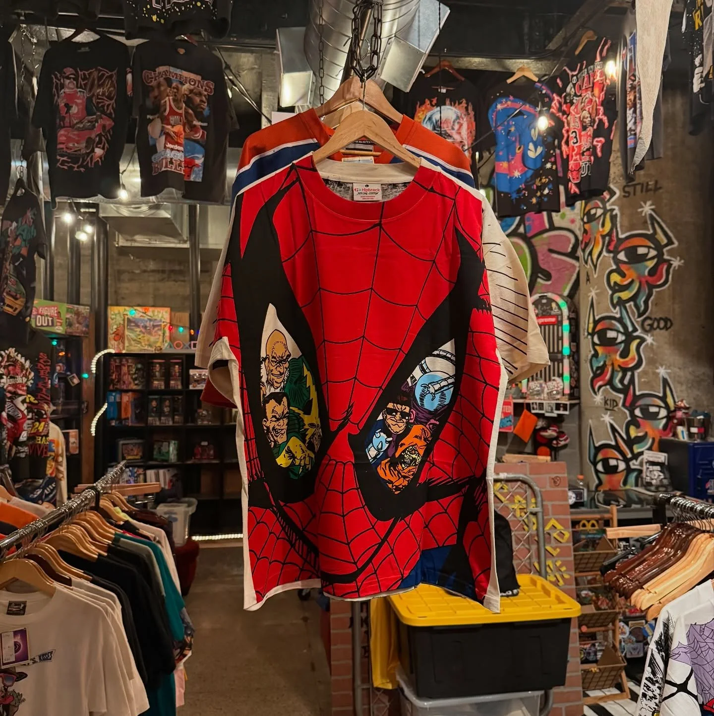 Spider-Sense tingling 💫
Sinister Six AOP at @just_bros_vintage