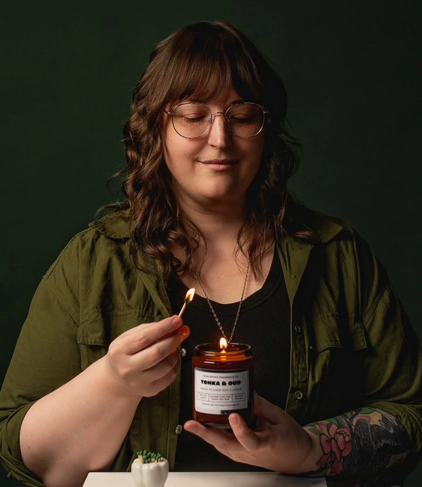 @from_smoke  DIY fragrance bar at the Mercantile, gives you the opportunity to customize your scent personally. Sarah will walk you through the process and drop olfactory 👃 knowledge on you as you mix and match scents to create your own unique fragr