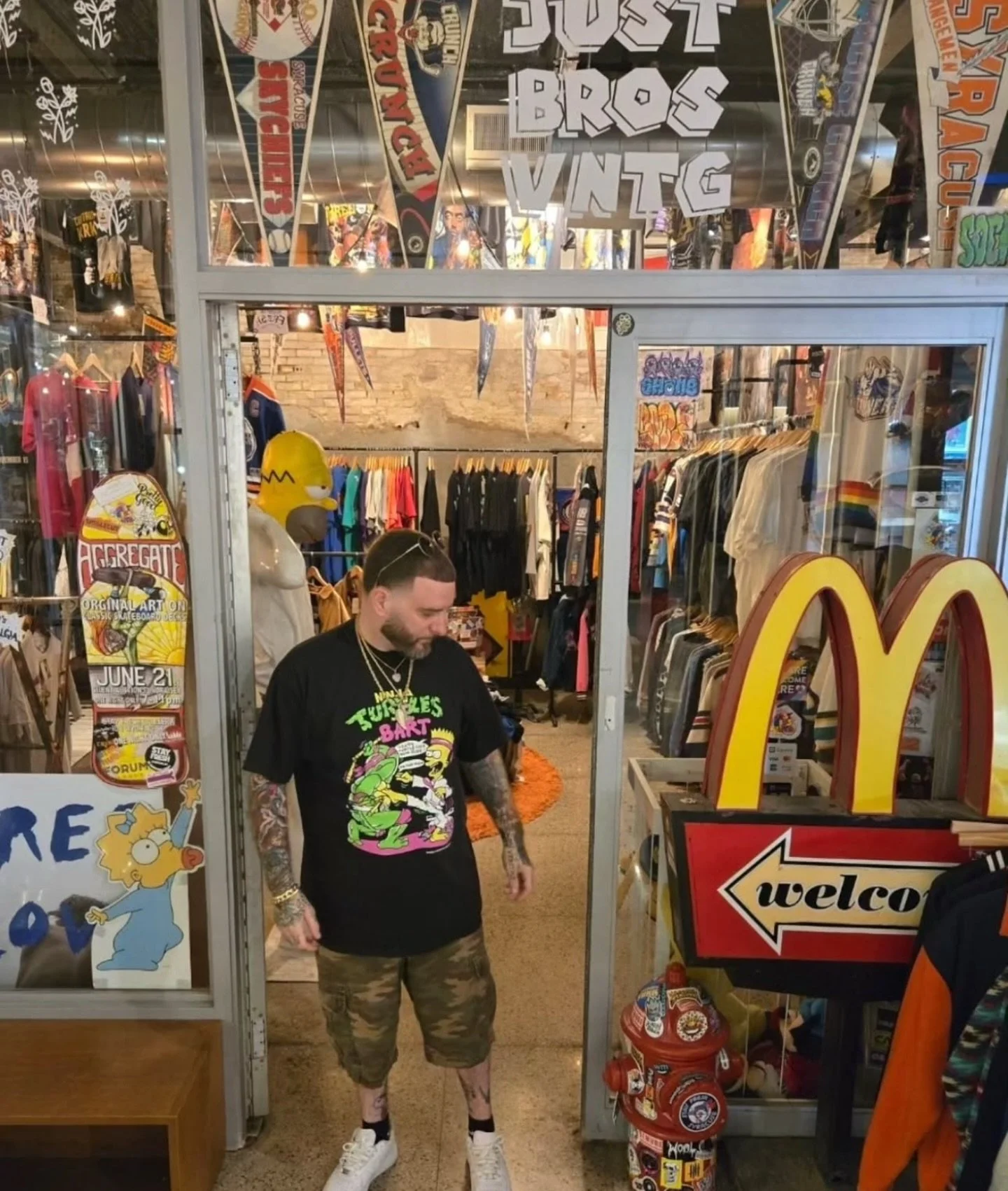 Pop culture fashion and nolstagic finds at @just_bros_vintage come check out all the latest and chop it up with Justin.