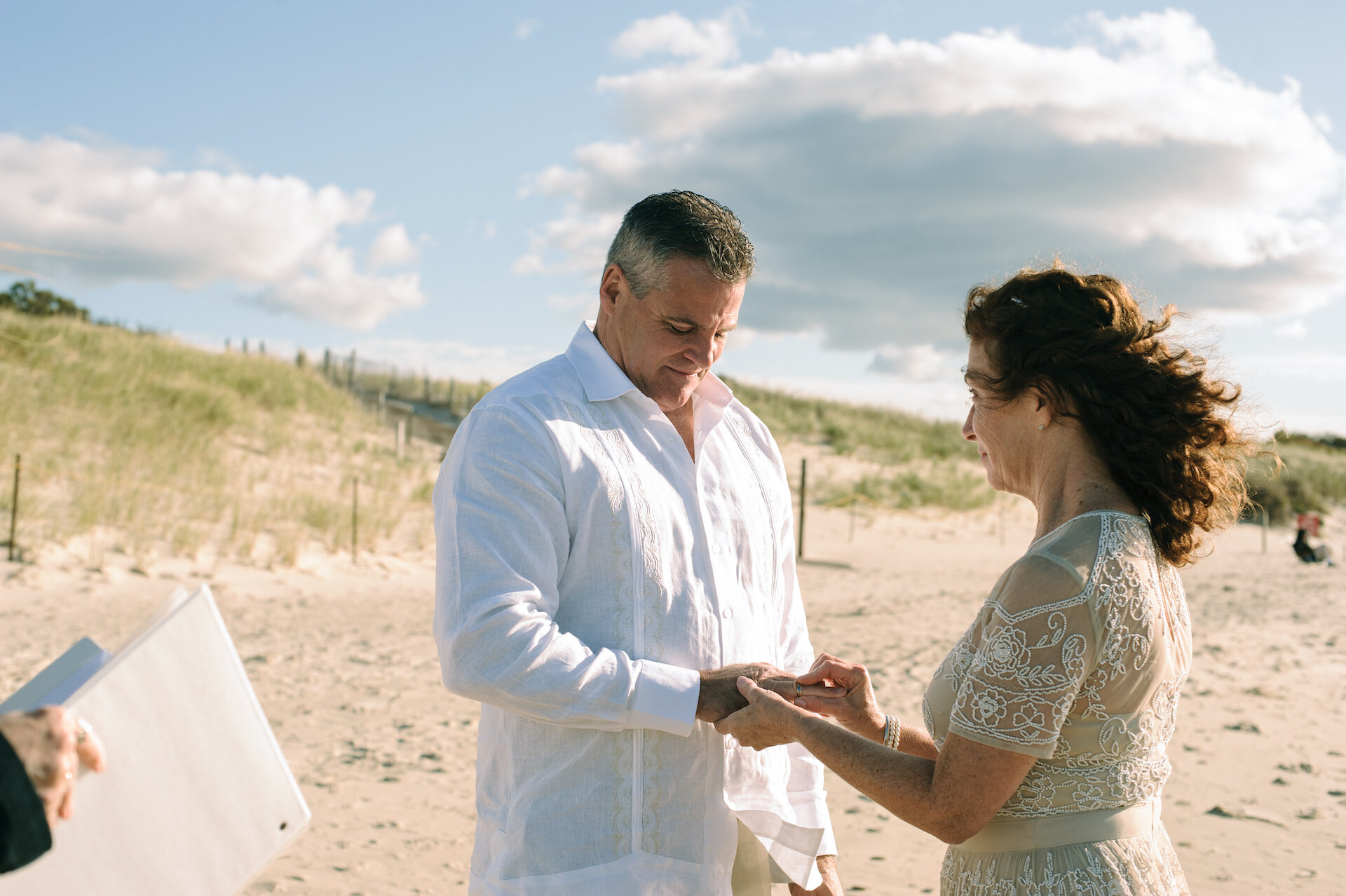 couple being married on Marthas Vineyard beach.jpg