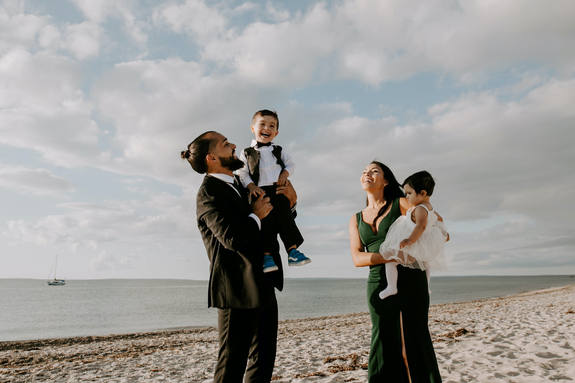 Couple with family after wedding on Marthas Vineyard.jpg