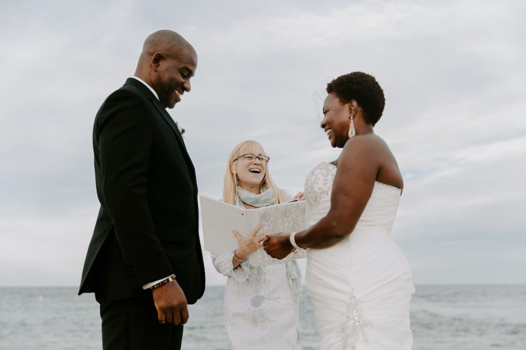 Elopement ceremony at the beach on Marthas Vineyard.jpg