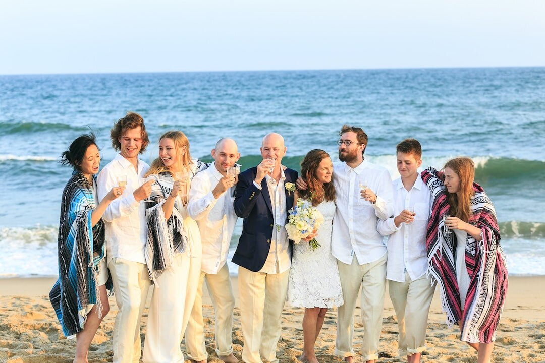 Family portraits after elopement ceremony on Marthas Vineyard.jpg