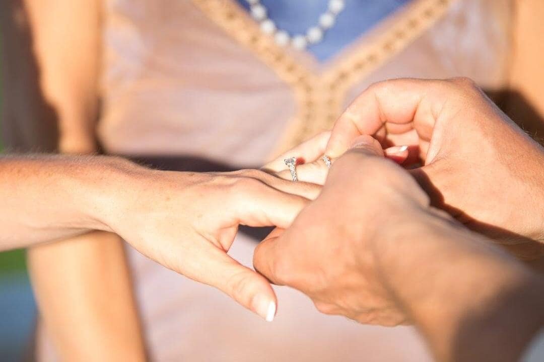 Ring exchange during Marthas vineyard elopement.jpg