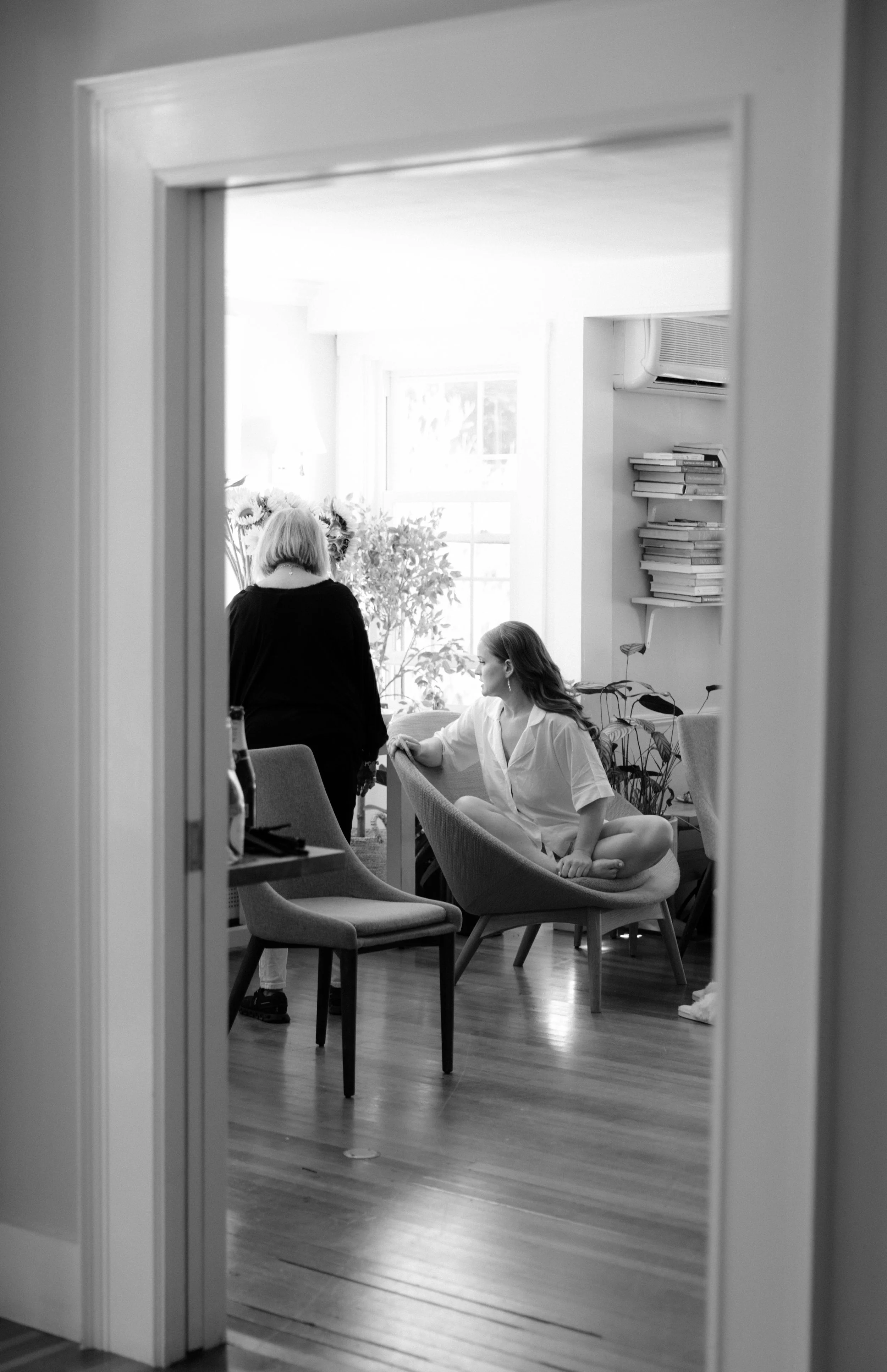 Quiet Bridal Morning Moments Before a Martha’s Vineyard Wedding
