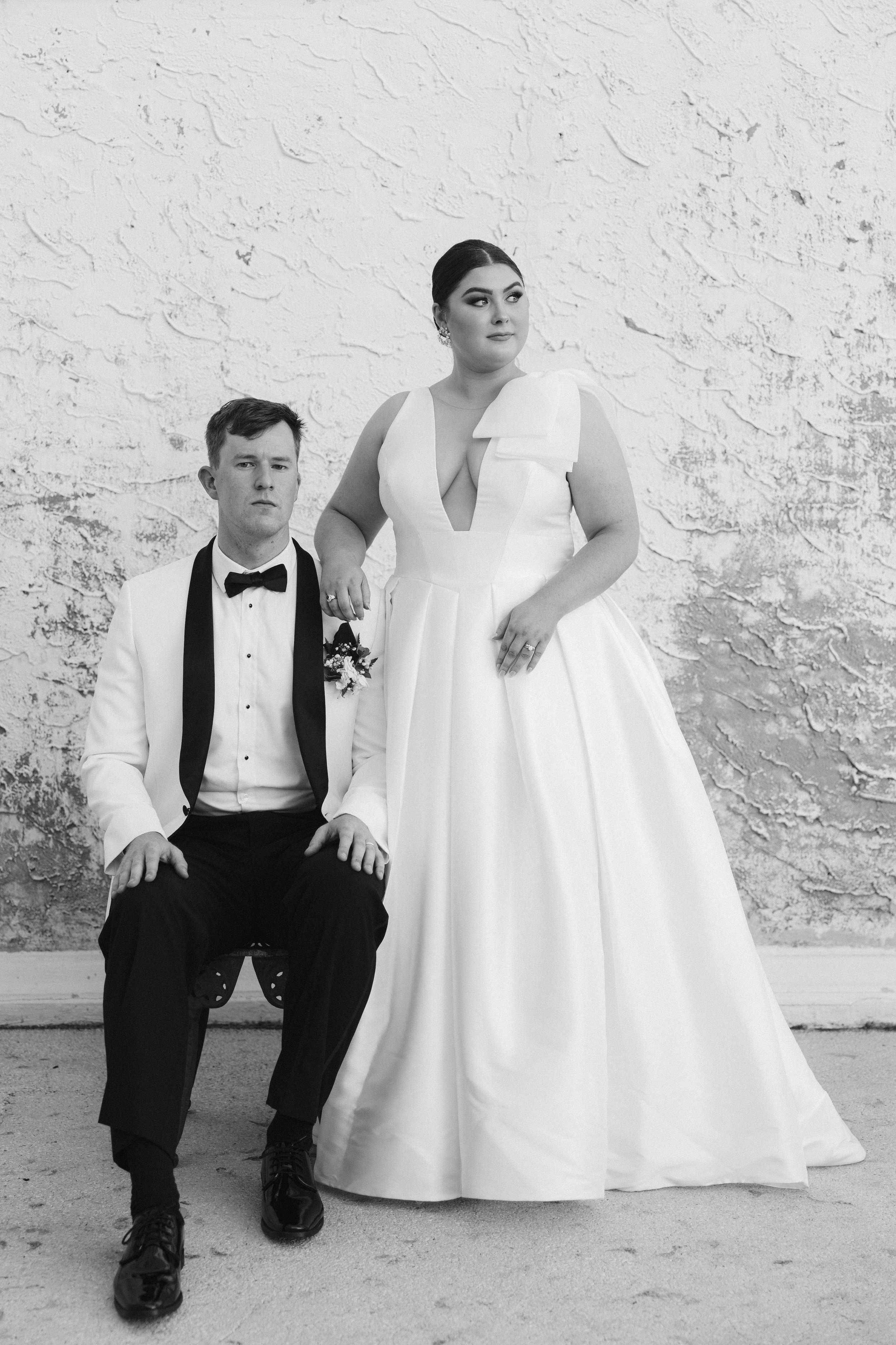 Lauren + Clay| Chic Black Tie Wedding At Bella Cosa Lakeside in Florida