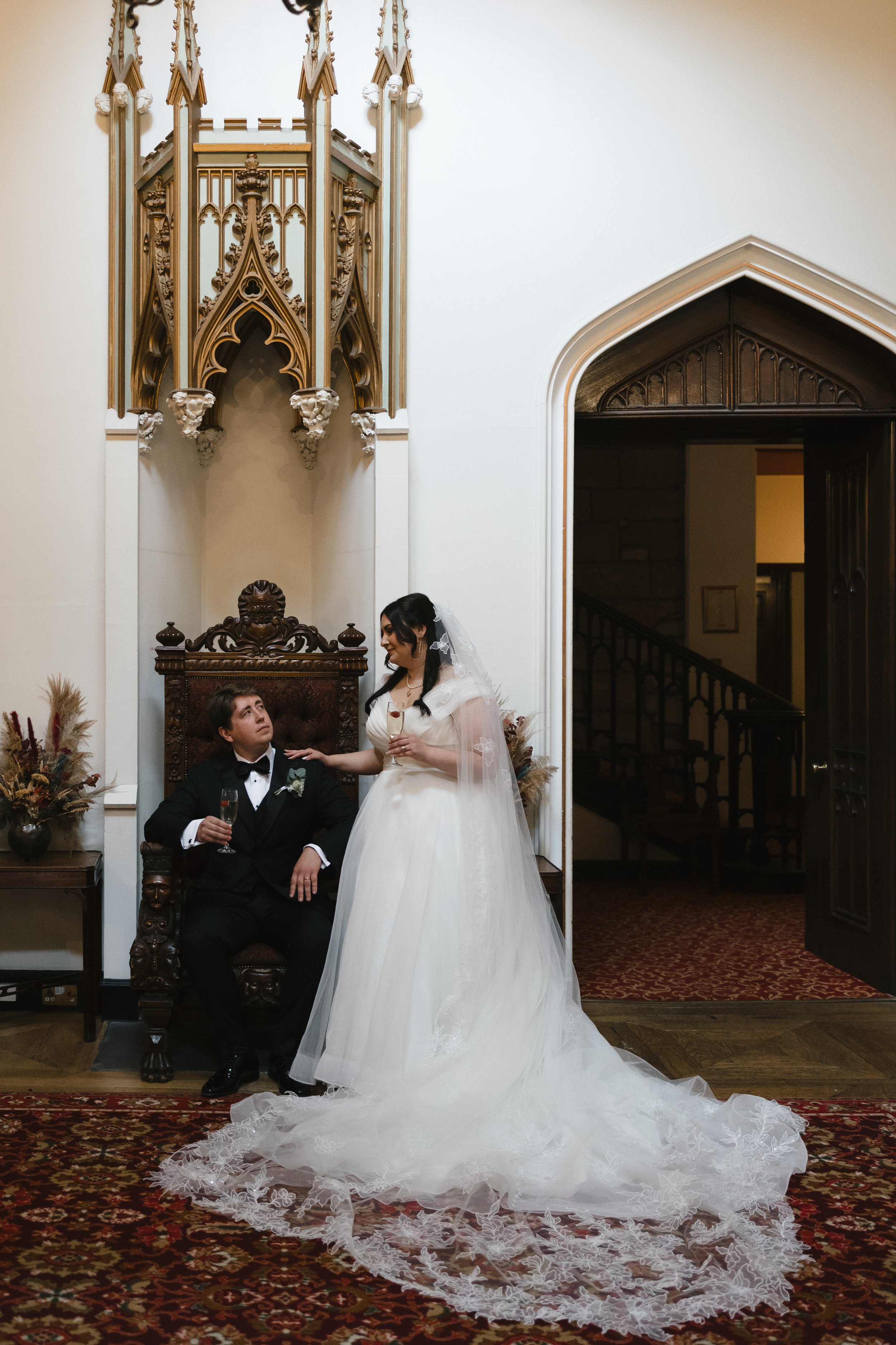 Margaret + Alex | Destination Wedding at Dalhousie Castle in Edinburgh, Scotland