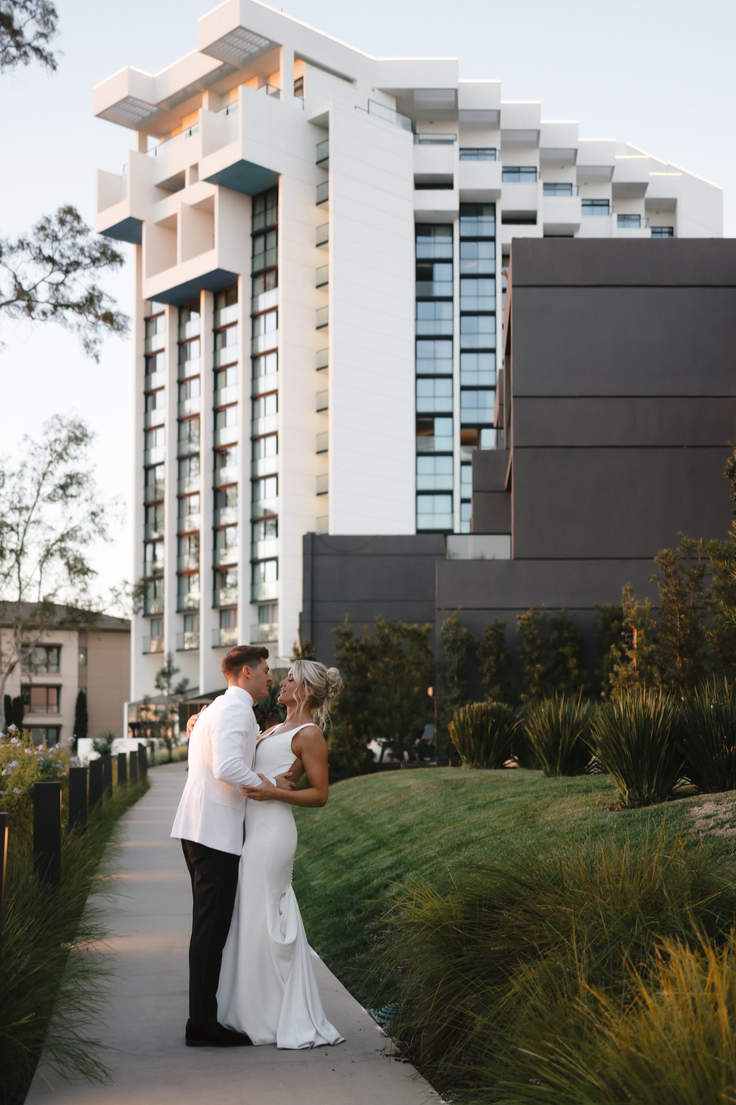 Nicole + JB | Modern Destination Wedding In Newport Beach, California