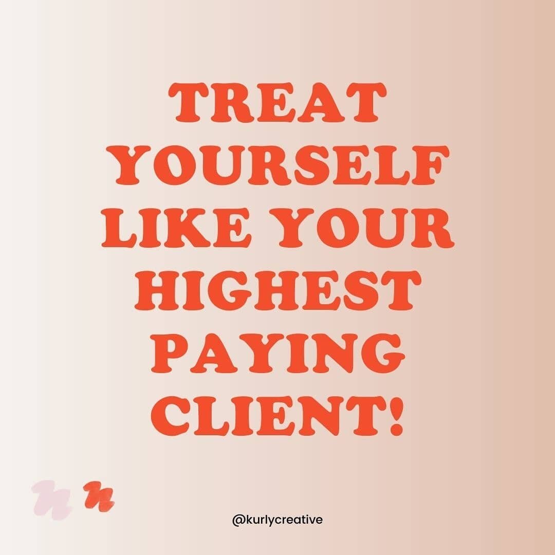 Amen to that! 🙏🏻
.
As a service-based business owner it can be so easy to place all the focus on your amazing clients - rightfully so! Not to mention all the daily, weekly, monthly, quarterly tasks just to keep your business running.
.
Butttt it is