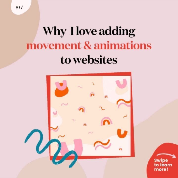 Wanna know how to make your website more fun and engaging for your customers?

Add some dynamic movement to your site through animations!

I love to create websites that absolutely blow my clients away, and one subtle way I do that is through animati