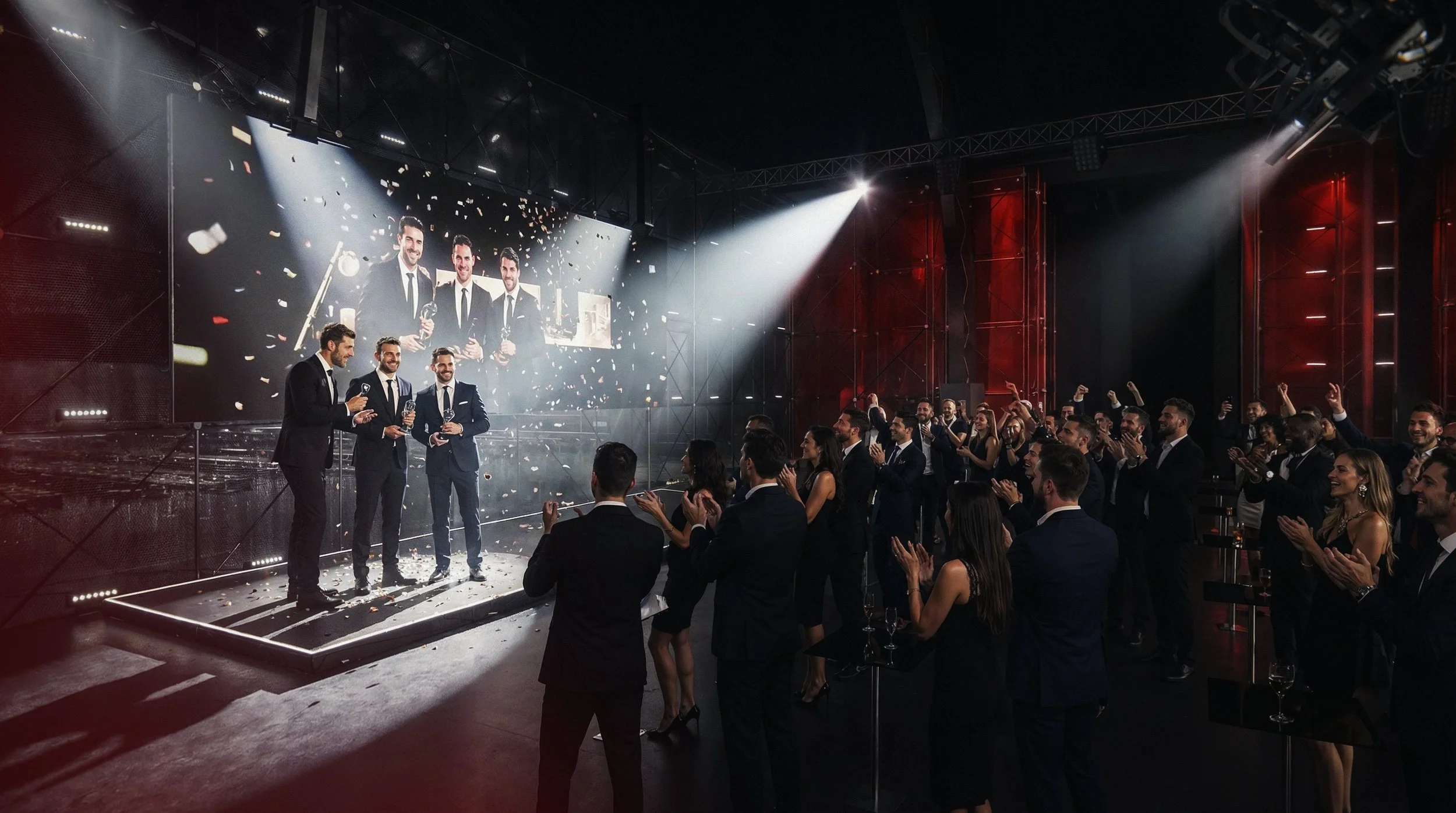  Réalisation d'un travail de mise en lumière et de texturing avancé, ainsi que le placement des personnages dans la scène, pour la production d'un événement Ferrari. 