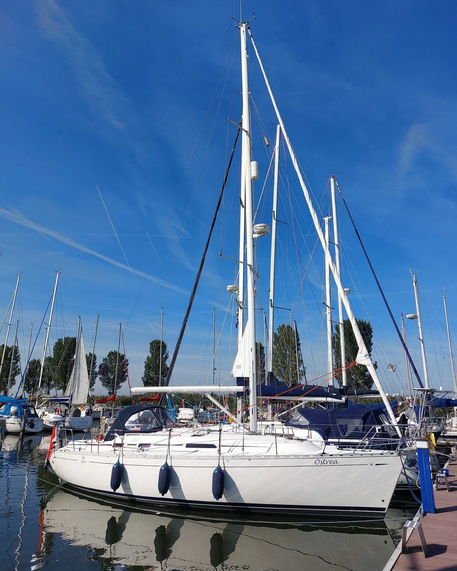 🔹𝗡𝗲𝘄 𝗹𝗶𝘀𝘁𝗶𝗻𝗴🔹

𝘋𝘶𝘧𝘰𝘶𝘳 36 𝘊𝘭𝘢𝘴𝘴𝘪𝘤 - 𝘣𝘶𝘪𝘭𝘵 𝘪𝘯 2003

&bull; Ideal cruiser
&bull; Perfectly maintained
&bull; Located @ Lelystad
&bull; Asking price &euro;66.000 vat incl.

More info + inventory:
https://www.boat24.com/bn/