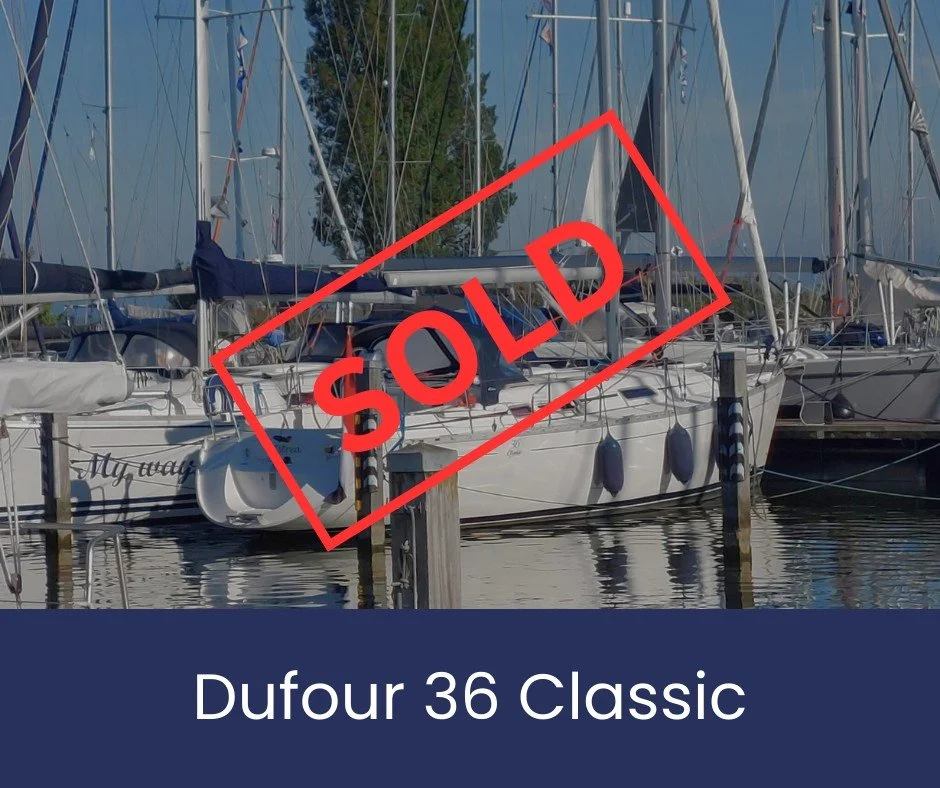 🎉 𝗦𝗼𝗹𝗱! 🎉
Great news! De Dufour 36 Classic "Ostrea" is verkocht! ⛵️🌊
Wij wensen de nieuwe eigenaars talloze mooie zeilmomenten en onvergetelijke avonturen op het water toe! ✨

Ook uw jacht verkopen via Westdiep Yachting Center? Neem 